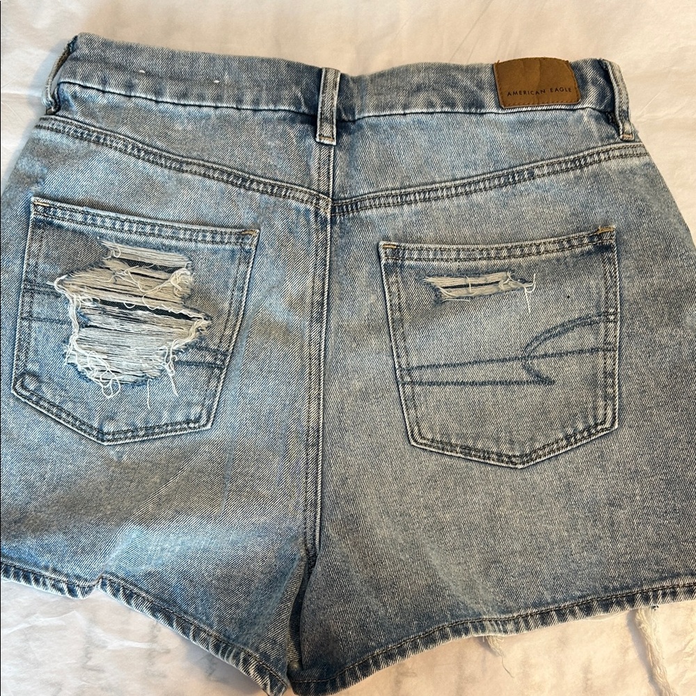 NWOT! American Eagle Outfitters Light Blue Distressed Jean Shorts